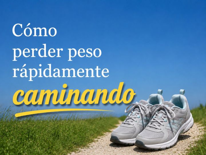 como bajar de peso rápidamente caminando