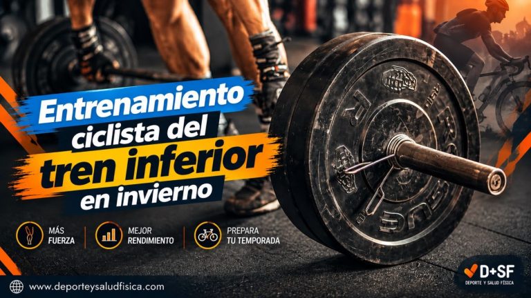 Entrenamiento ciclista en invierno. Gimnasio
