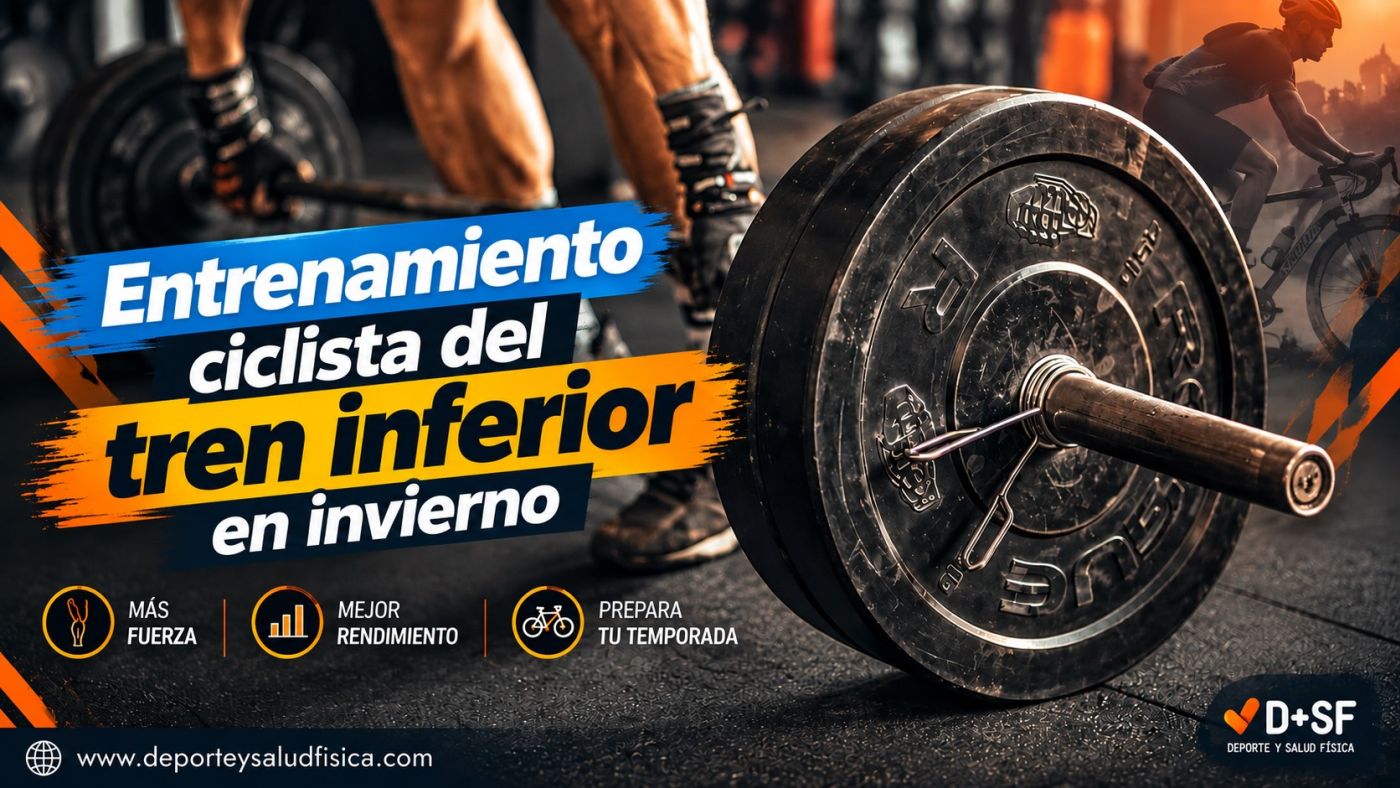 Entrenamiento ciclista en invierno. Gimnasio