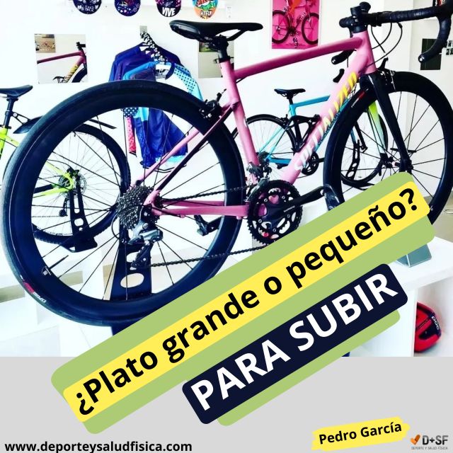 Plato grande on sale bicicleta