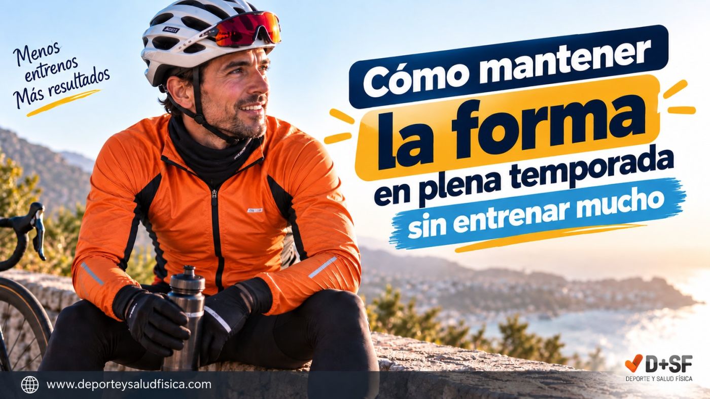Entrena menos sin perder la forma: claves para conseguirlo