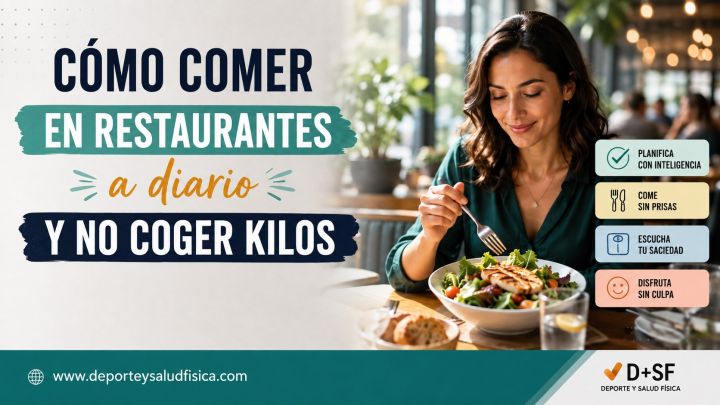 Consejos para no coger kilos comiendo en restuarantes