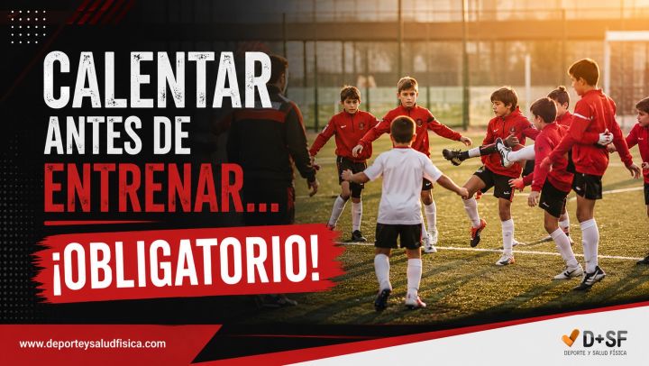 Calienta antes de entrenar. www.deporteysaludfisica.com