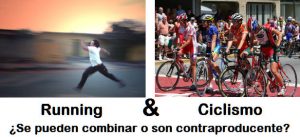 Correr a pie y ciclismo ¿Son contraproducentes?