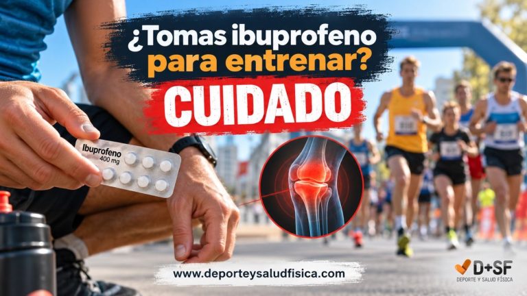 ¿Tómas ibuprofeno para entrenar?