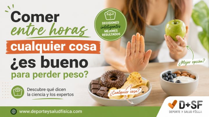 Comer entre horas. Elige la mejor opción