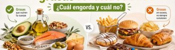 los alimentos con grasa