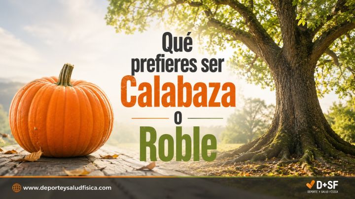 ¿Qué prefieres ser: calabaza o roble?