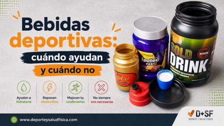 Bebidas isotonicas no hidratan si no se usa bien