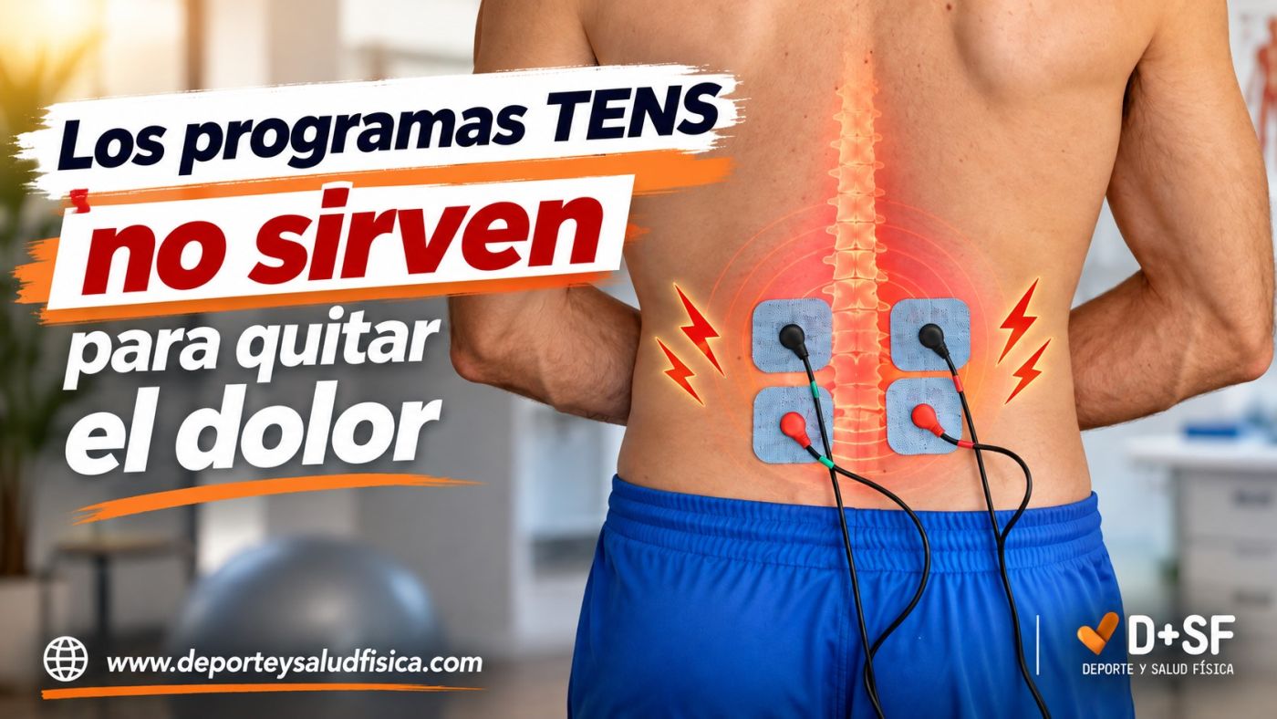 Electroestimulación y electroestimuladores para quitar una contractura y dolor de espalda