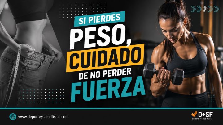 Cuando pierdas peso, asegúrate de no perder fuerza
