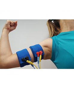 4 cintas elásticas de electroestimulación para gemelos, antebrazos y brazos