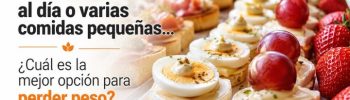 Comer tres o seis veces para bajar peso