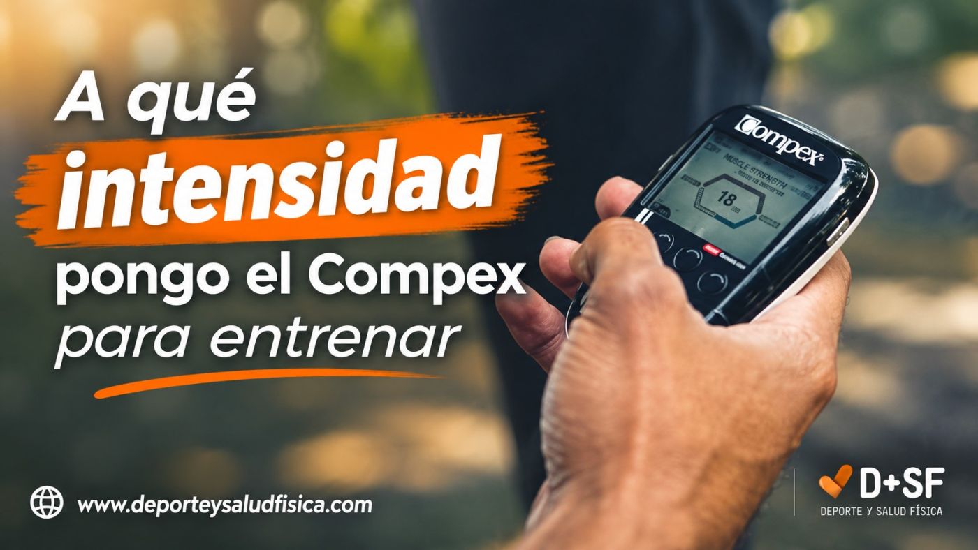 Intensidad correcta para entrenar con compex