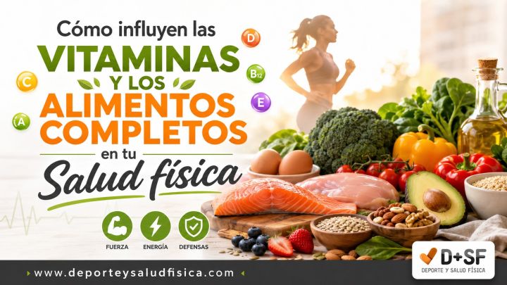 Cómo influyen las VITAMINAS Y LOS ALIMENTOS COMPLETOS en tu Salud física