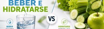 hidratarse o beber agua ¿Es lo mismo?