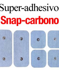 parches superadhesivos snap carbono duran el doble