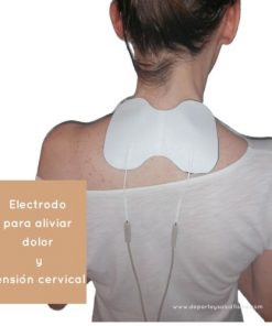 electrodo para aliviar el dolor y la tension cervical