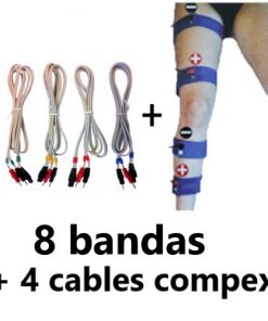 8 bandas + cables para compex