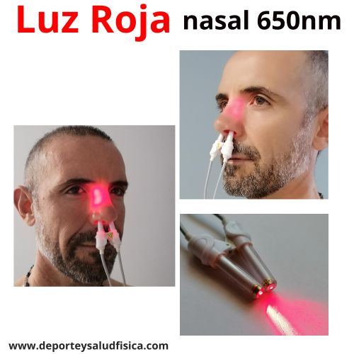 laser para la nariz luz roja