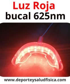 Terapia de luz roja para el alivio del dolor en las encías