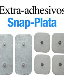 Parches de plata conexión snap duran tres veces mas