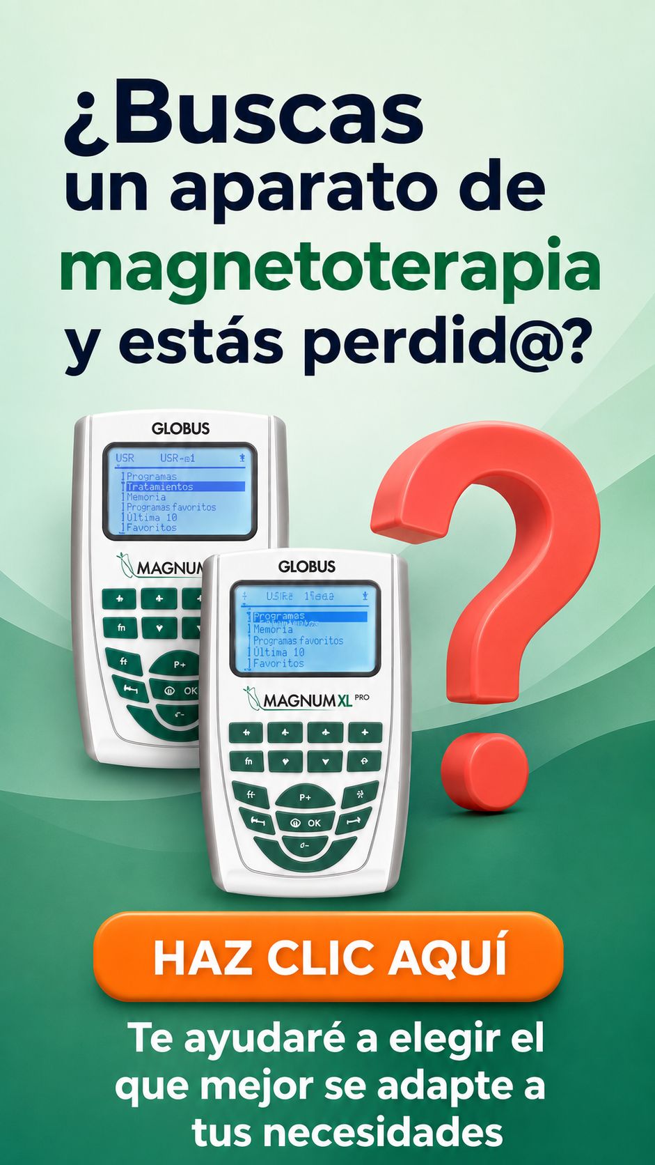 Necesitas un equipo de magnetoterapia
