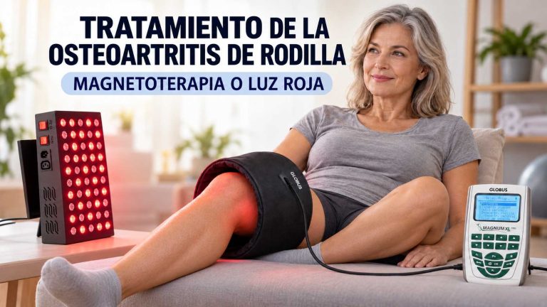 Tratamiento de la osteoartritis de rodilla: magnetoterapia o luz roja
